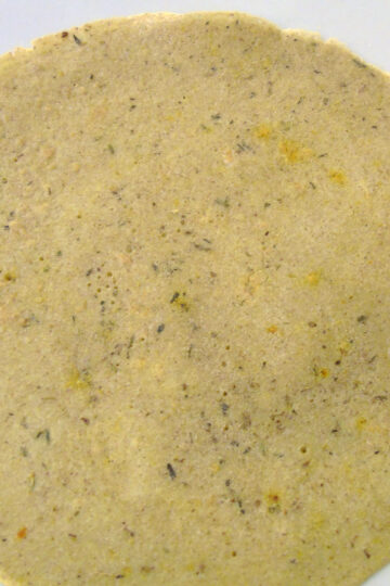 Buckwheat tortilla wrap
